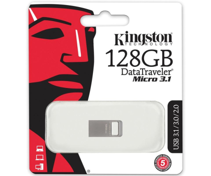 PenDrive Kingston 128GB DataTraveler Micro 3.1 (USB 3.1) 100MB/s